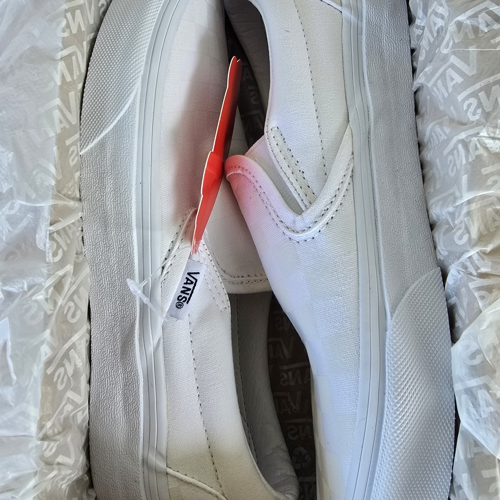 Vans Classic White Slip-On Shoes